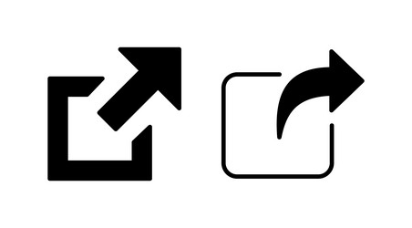external link icon hyperlink chain symbol vector image