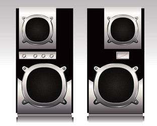 stereo speakers vector