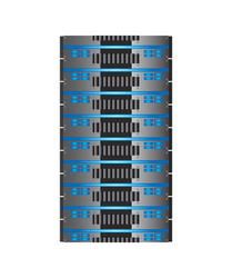web hosting icon technology design vector image