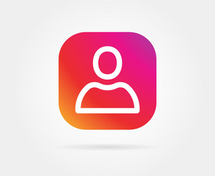 Gradient App Icon Template vector image