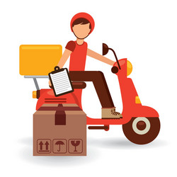 delivery service Vector Image