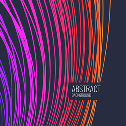 bright abstract background with a dynamic waves vector image