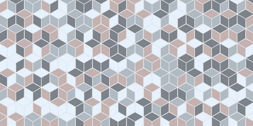 abstract geometric seamless pattern with square vector image