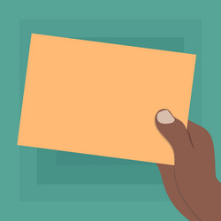 design business empty template isolated minimalist vector image
