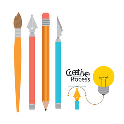 colorful background with tool elements to design vector image