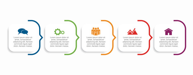 Infographic Template - Data Visualization vector image