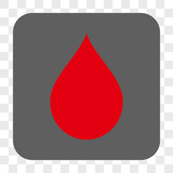 drop rounded square button vector image