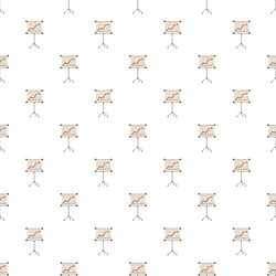 presentation screen with graph pattern vector image
