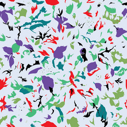 seamless pattern design with abstract colorful vector image