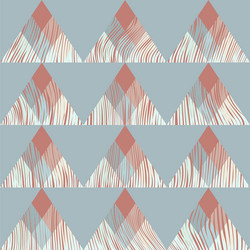 Retro Triangle Pattern vector image