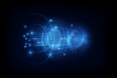 connection line on networking telecommunication vector image