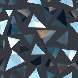 Retro Triangles Pattern vector image