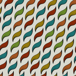 seamless pattern with ringlets vector image