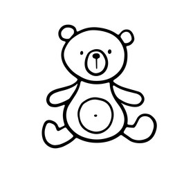 gummy bear cartoon drawing  Bear stencil, Easy doodle art, Simple