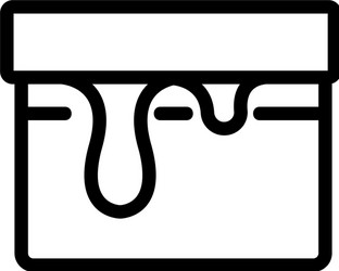 Dripping flowing slime toxic mucus smudges drips Vector Image