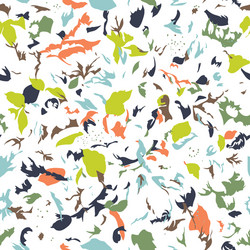 seamless pattern design with abstract colorful vector image