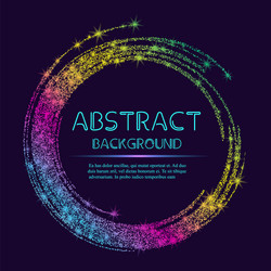 dynamic abstract scattering particles background vector image