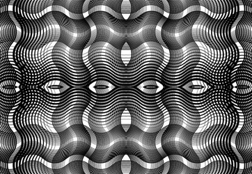 repeatable and tileable grid mesh zig-zag vector image