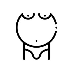 obj icon thin linear style design isolated vector image