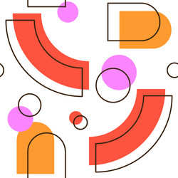 abstract geometric seamless pattern vector image