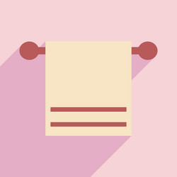 flat with shadow icon and mobile application vector image