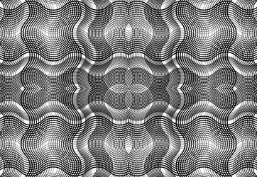 repeatable and tileable grid mesh zig-zag vector image