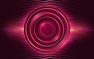 abstract rounded shapes with line background vector image