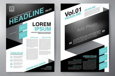 Brochure design template vector