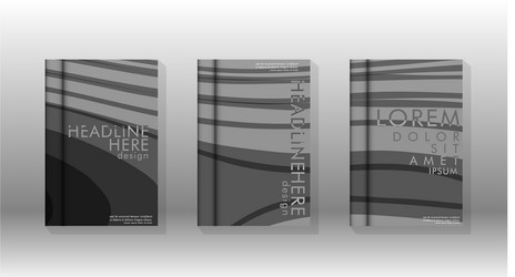 Cover book with a geometric design background Vector Image