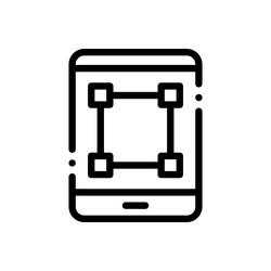 object icon thin linear style design isolated vector image