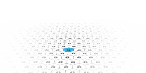 blockchain circuit networking concept distributed vector image