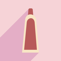 flat with shadow icon and mobile application shave vector image