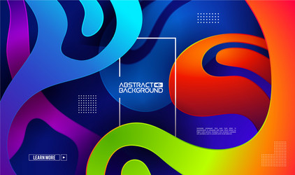 modern gradient shape background colorful vector image