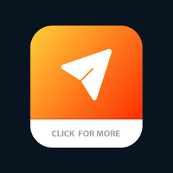 arrow pin mouse computer mobile app button vector image