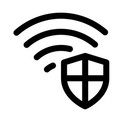 private network for secure online access vector image