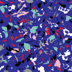 seamless pattern design with abstract colorful vector