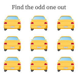 task for development of attention and logic vector image