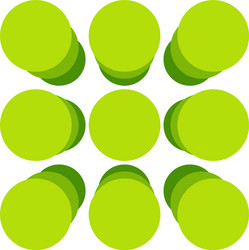 grid mesh 3d spatial stacked tier circles vector image