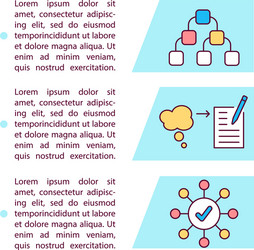 mind mapping concept icon with text vector image