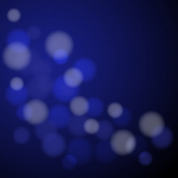 Blurred bokeh light on dark blue background Vector Image