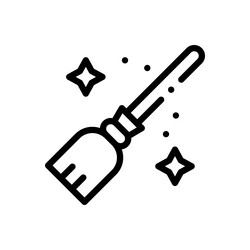 magic cards icon thin linear style design vector image