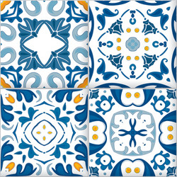 Portuguese tiles vector