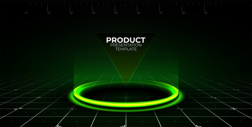 tech background for product presentation vector image