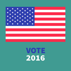 president election day 2016 voting concept big Vector Image