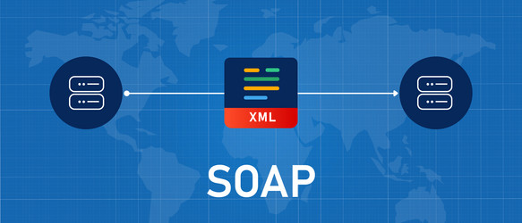 soap simple object access protocol api vector image