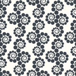 seamless geometric pattern dots around can vector image