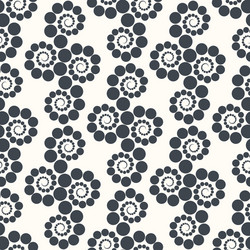 Seamless geometric pattern dots around can vector