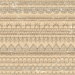 vintage crochet seamless pattern vector