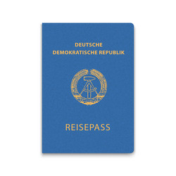 East Germany Passport Vector Image