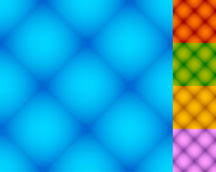 set of repeatable square patterns in 5 distinct vector image